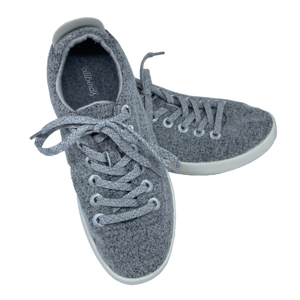 Allbirds - Women's Wool Piper Casual Lace Up Sneakers Shoes; Grey; Size‎ 8M